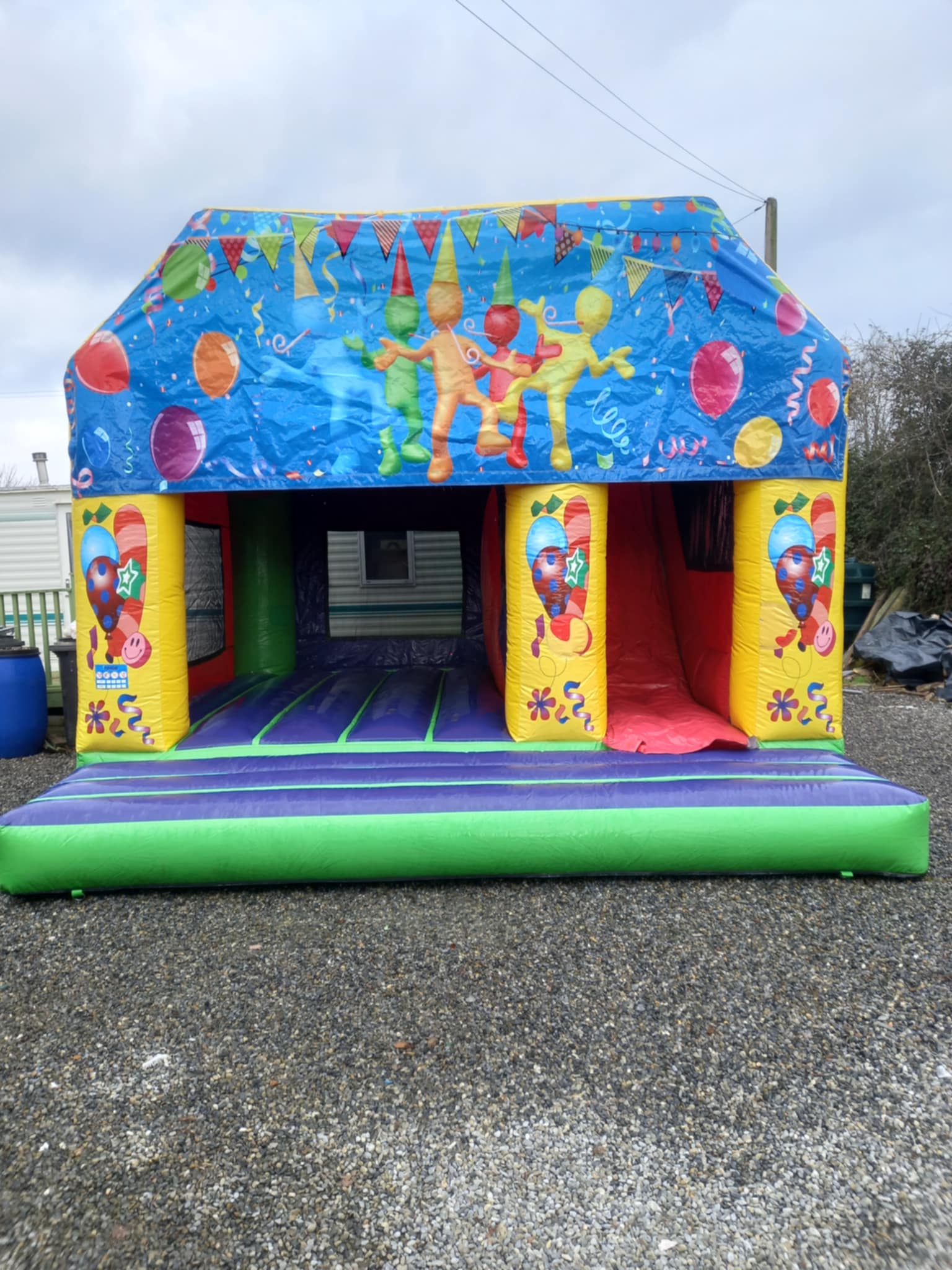 Inflatable angle view