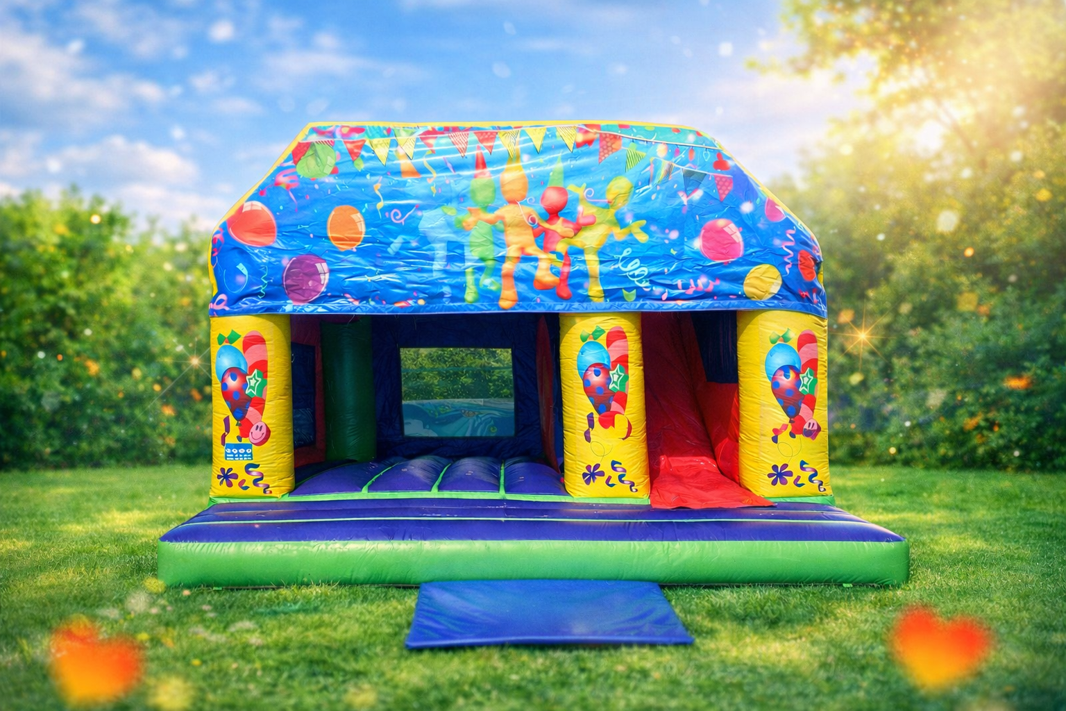 Inflatables at party event